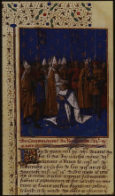 Картина "coronation of charles vi in 1380 in reims" художника "фуке жан"