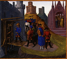 Копия картины "hugh capet seized the fortresses of artois" художника "фуке жан"