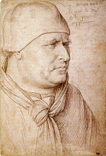 Копия картины "portrait of a papal legate" художника "фуке жан"