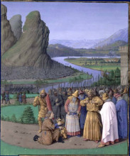Картина "david learning of the death of saul" художника "фуке жан"