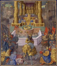 Картина "capture of jerusalem by herod the great" художника "фуке жан"
