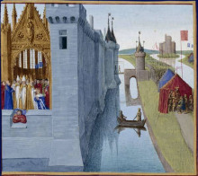 Картина "coronation of louis vi" художника "фуке жан"