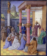 Репродукция картины "emperor cyrus the great of persia, who permitted the hebrews to return to the holy land and rebuild god" художника "фуке жан"