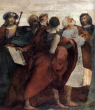 Копия картины "assumption of the virgin (detail)" художника "фьорентино россо"