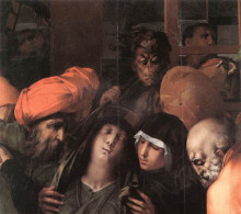Копия картины "deposition from the cross (detail)" художника "фьорентино россо"