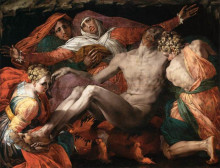 Репродукция картины "piet&#224;" художника "фьорентино россо"