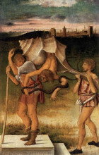 Копия картины "четыре аллегории. ложь (мудрость)" художника "беллини джованни"