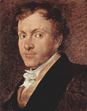 Копия картины "portrait of giuseppe roberti" художника "хайес франческо"