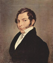 Репродукция картины "portrait of conte ninni" художника "хайес франческо"