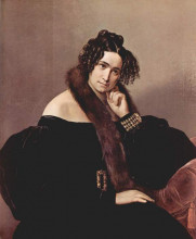 Картина "portrait of felicina caglio perego di cremnago" художника "хайес франческо"