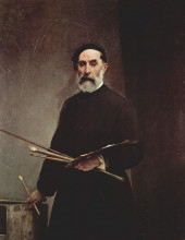 Картина "self portrait" художника "хайес франческо"
