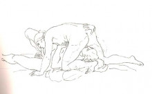 Репродукция картины "fellatio, or oral sex performed on a man" художника "хайес франческо"