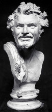 Копия картины "head of satyr" художника "халепас яннулис"