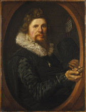 Картина "portrait of a man" художника "халс франс"