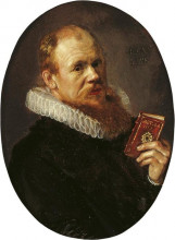 Картина "portrait of theodorus schrevelius" художника "халс франс"