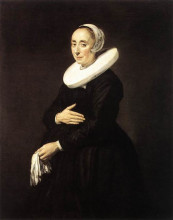 Копия картины "portrait of a woman" художника "халс франс"