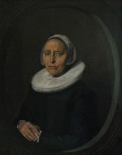 Картина "portrait of a woman" художника "халс франс"