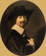 Картина "portrait of a man" художника "халс франс"