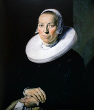 Картина "portrait of a woman" художника "халс франс"