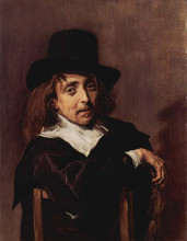 Картина "portrait of a seated man" художника "халс франс"
