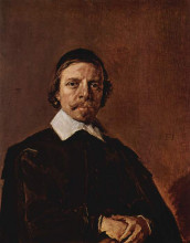 Копия картины "portrait of a man, possibly a minister" художника "халс франс"