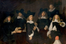 Копия картины "regents of the old men&#39;s alms house, haarlem" художника "халс франс"