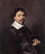 Картина "johannes hoornbeek" художника "халс франс"