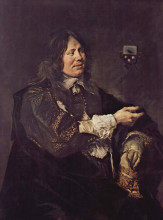Копия картины "portrait of stephanus geeraerdts, alderman of haarlem" художника "халс франс"