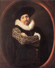 Копия картины "portrait of a man" художника "халс франс"