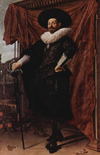 Репродукция картины "портрет виллема хейтхейссена" художника "халс франс"
