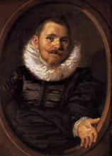 Копия картины "portrait of a man" художника "халс франс"