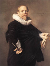 Копия картины "portrait of a man" художника "халс франс"