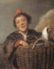Копия картины "fisher boy" художника "халс франс"