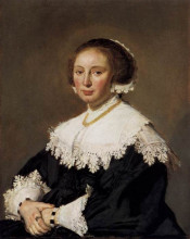 Копия картины "portrait of a woman" художника "халс франс"