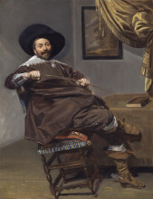 Картина "portrait of willem van heythuysen" художника "халс франс"