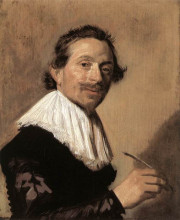 Репродукция картины "portrait of jean de la chambre at the age of 33" художника "халс франс"