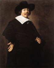 Картина "portrait of a man" художника "халс франс"
