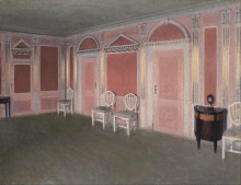 Картина "interior in louis seize style. from the artist&#39;s home. rahbeks all&#233;" художника "хаммерсхёй вильгельм"