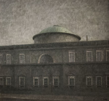 Репродукция картины "the royal palace church in copenhagen" художника "хаммерсхёй вильгельм"