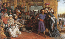 Копия картины "нахождение спасителя во храме" художника "хант уильям холман"