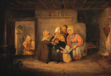 Репродукция картины "showing the prize" художника "харви джордж"
