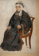 Копия картины "portrait of a lady" художника "харви джордж"