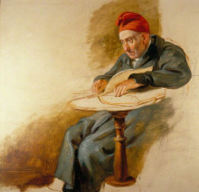 Репродукция картины "the artist&#39;s father" художника "харви джордж"