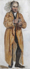 Репродукция картины "man preparing to reward the finder of his lost child" художника "харви джордж"