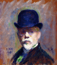 Репродукция картины "self-portrait" художника "харрис роберт"
