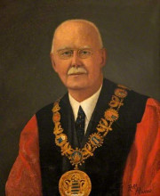 Картина "g. a. berry, mayor of salisbury" художника "харрис роберт"