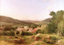 Копия картины "early landscape" художника "харт уильям"