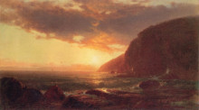 Картина "coastal twilight" художника "харт уильям"