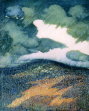 Картина "storm clouds, maine" художника "хартли марсден"