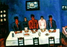 Картина "fisherman&#39;s last supper" художника "хартли марсден"
